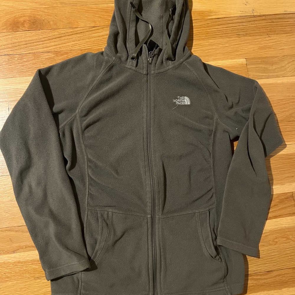 The North Face Khaki Fleece Jacket